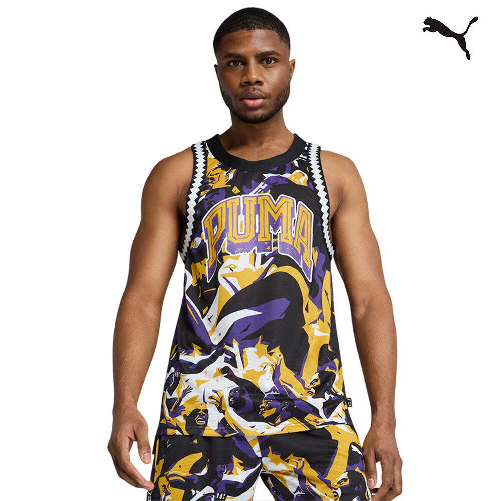 685449 Rival Rage AOP Mesh Tank ΦΑΝΕΛΑΚΙ PUMA