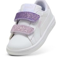 395610 Puma Smash 3.0 L Glitter Velcro V Inf ΥΠΟΔΗΜΑ TENNIS LOW PUMA