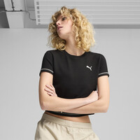 629806  DARE TO  Textured Baby Tee ΜΠΛΟΥΖΑΚΙ ΚΟΝΤΟΜΑΝΙΚΟ PUMA