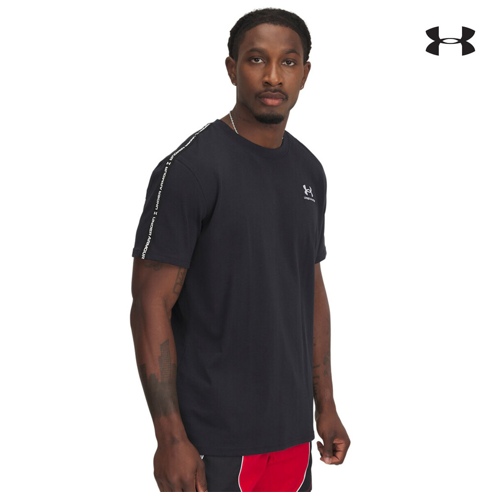 1390300 UA Icon HWT Tee Taping ΜΠΛΟΥΖΑΚΙ ΚΟΝΤΟΜΑΝΙΚΟ UNDER ARMOUR