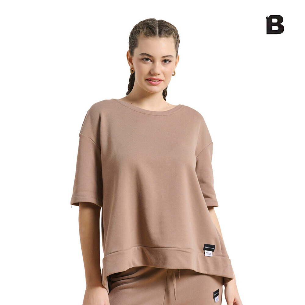 LESS IS MORE CREWNECK CROISÉ BACK