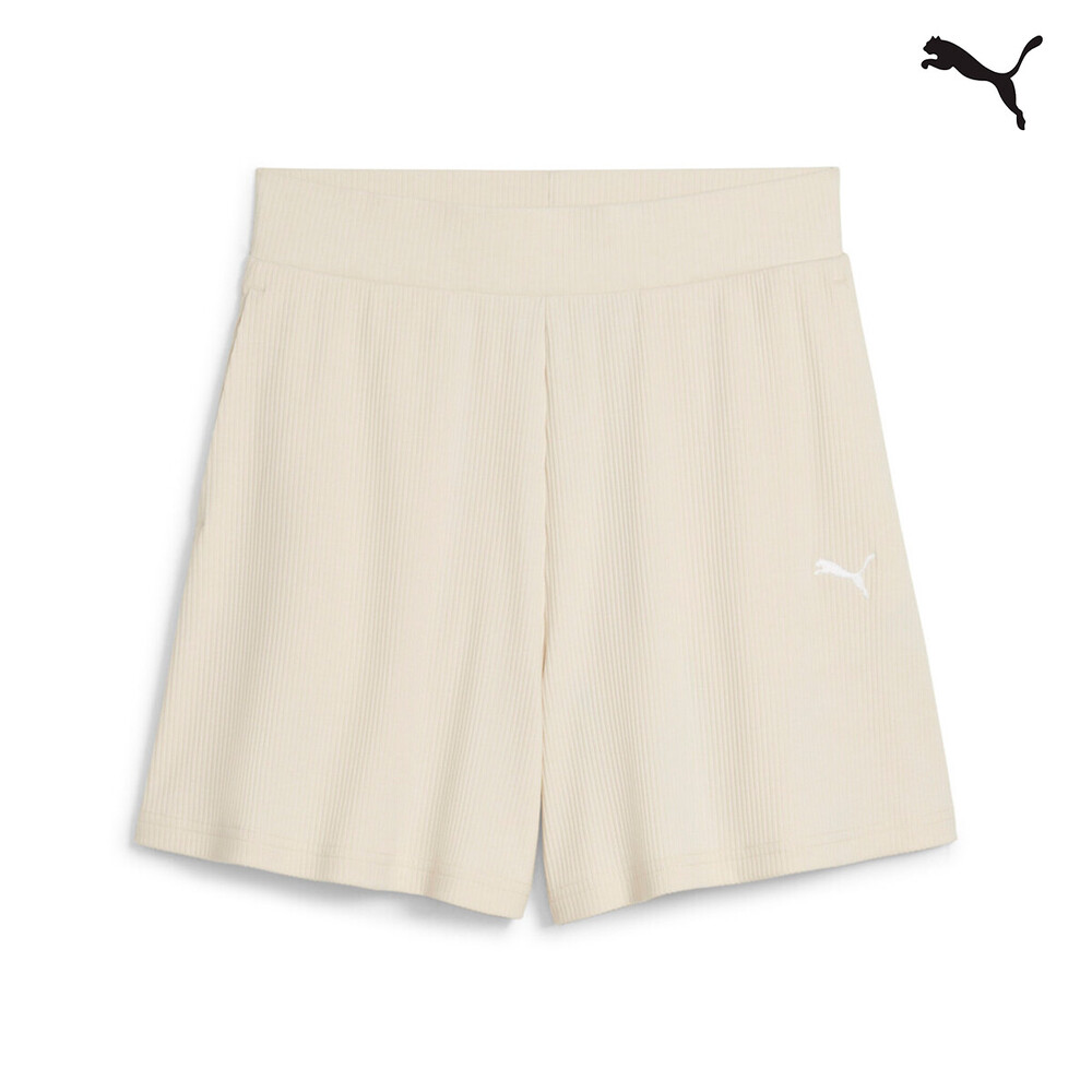 685026 ESS ELEVATED High-Rise Rib Shorts 5" ΣΟΡΤ PUMA