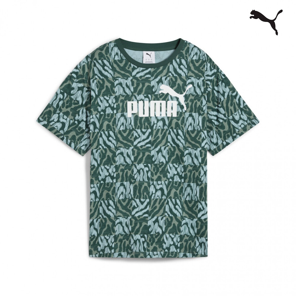 685070 ESS GRAPHIC Relaxed AOP Tee ΜΠΛΟΥΖΑΚΙ ΚΟΝΤΟΜΑΝΙΚΟ PUMA