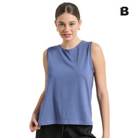 BDTK SLEEVELESS TOP BACK SLIT