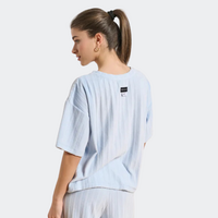 TERRY STRIPES CREWNECK SS SHORT