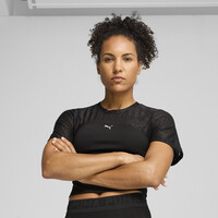 526776 LACE TOP - SHORT ΜΠΛΟΥΖΑΚΙ ΚΟΝΤΟΜΑΝΙΚΟ PUMA