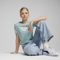 685108 FLAMING  LOVE Knotted  Tee  G  ΜΠΛΟΥΖΑΚΙ  ΚΟΝΤΟΜΑΝΙΚΟ PUMA