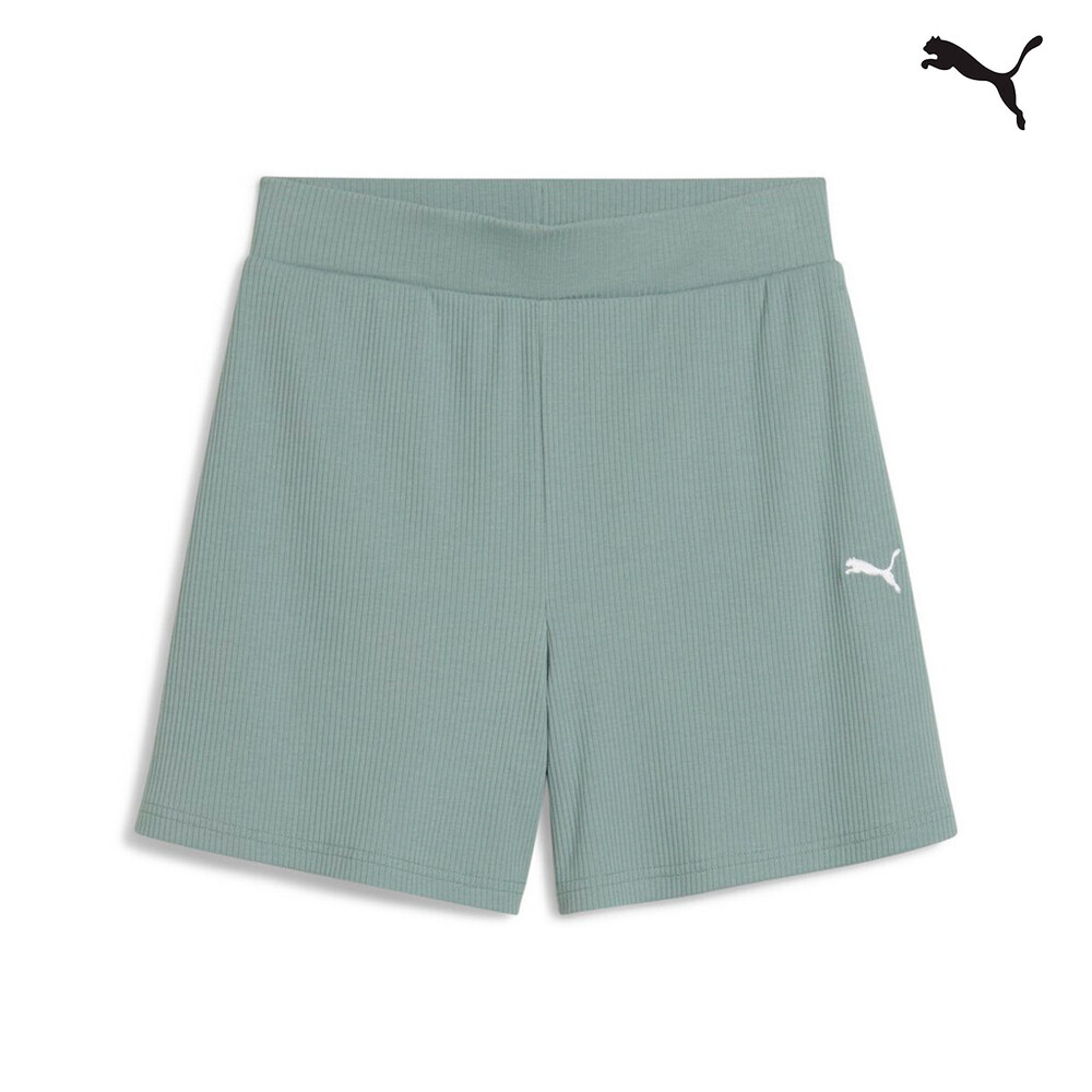 685026 ESS ELEVATED High-Rise Rib Shorts 5" ΣΟΡΤ PUMA