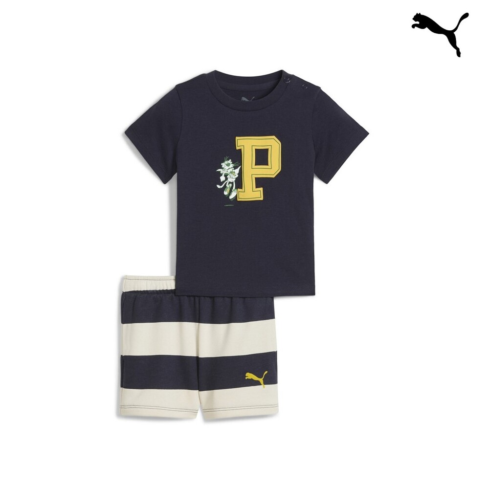 630986 MINICATS SUPER PUMA Tee and Shorts Set INF ΦΟΡΜΑ PUMA