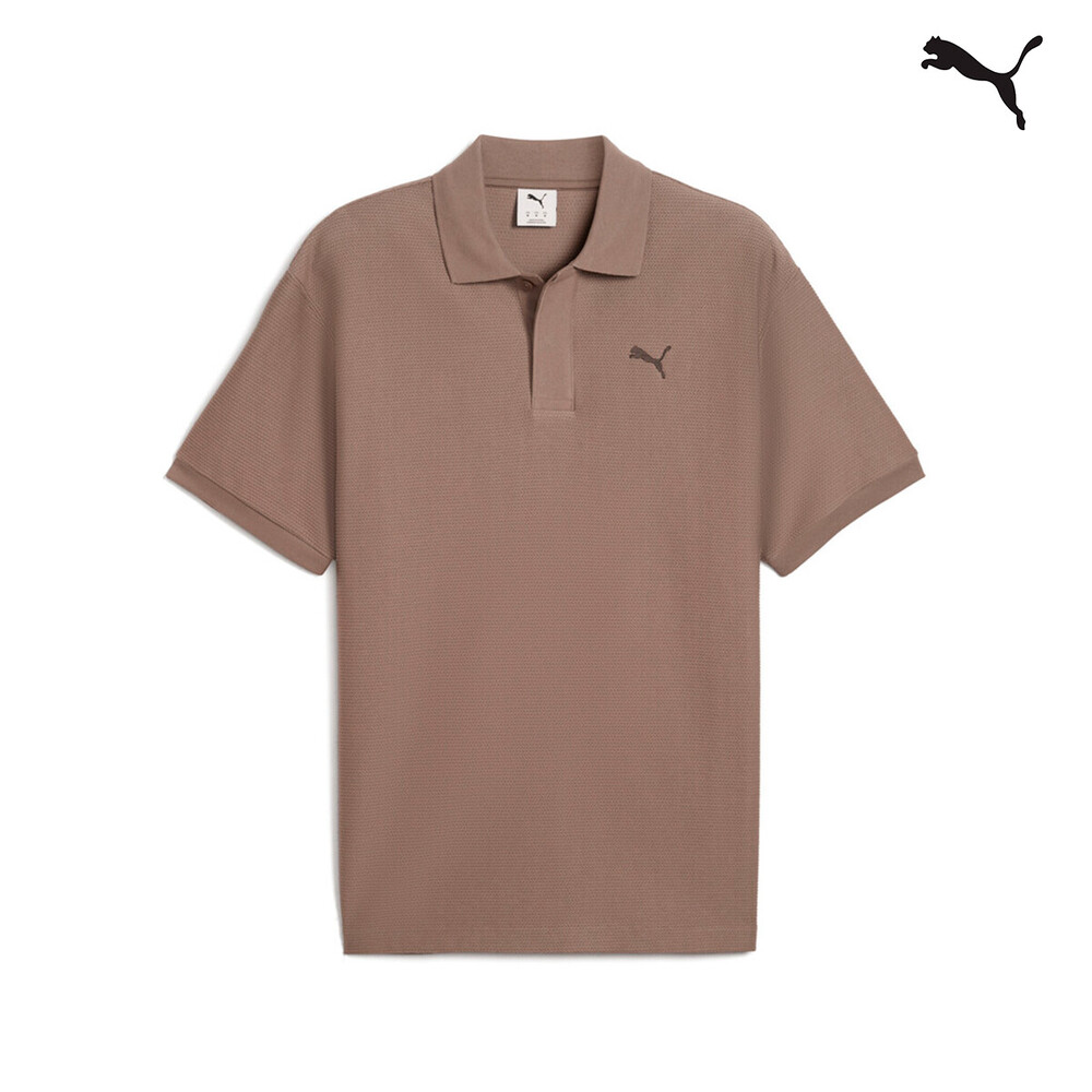 629670 PREMIUM ESS Relaxed Jacquard Polo ΜΠΛΟΥΖΑΚΙ ΠΟΛΟ PUMA