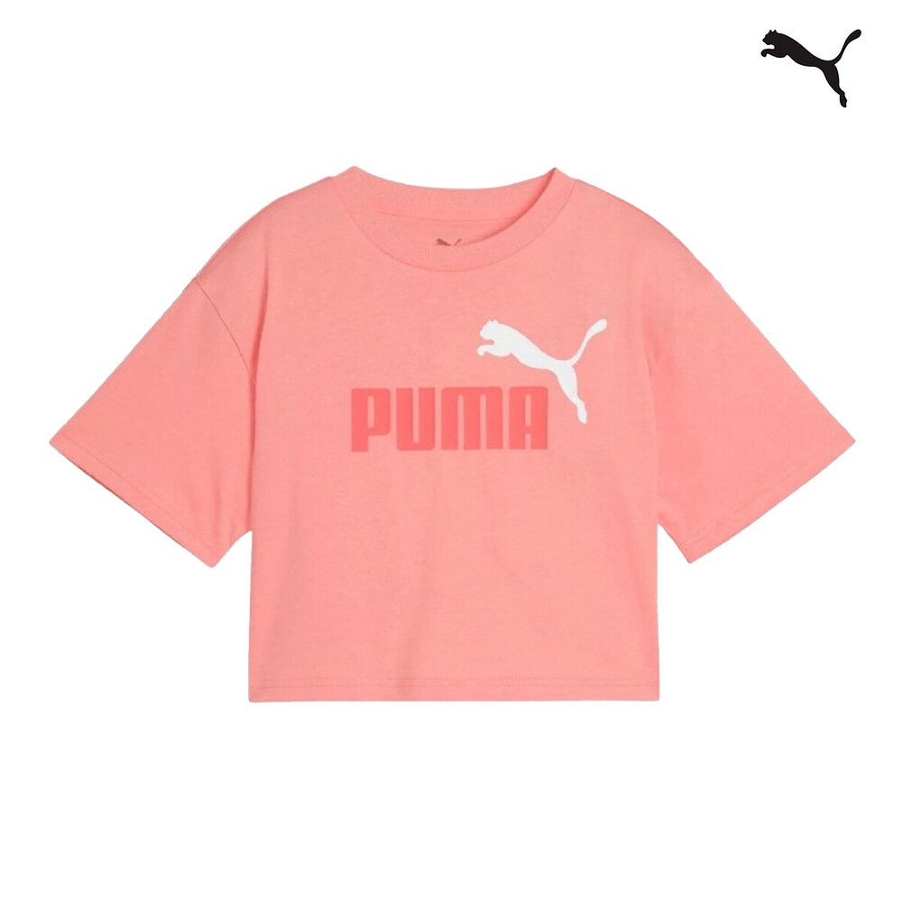 686071 ESS 2 COLOR No. 1 Logo  Short Length Tee G ΜΠΛΟΥΖΑΚΙ ΚΟΝΤΟΜΑΝΙΚΟ PUMA