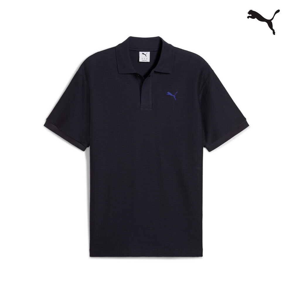 629670 PREMIUM ESS Relaxed Jacquard Polo ΜΠΛΟΥΖΑΚΙ ΠΟΛΟ PUMA