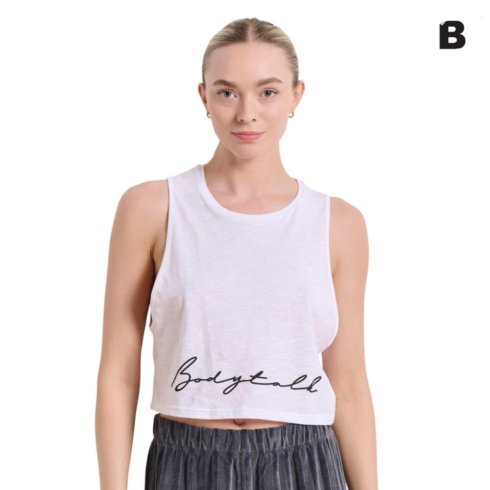 BDTK SLEEVELESS  CROP  TOP