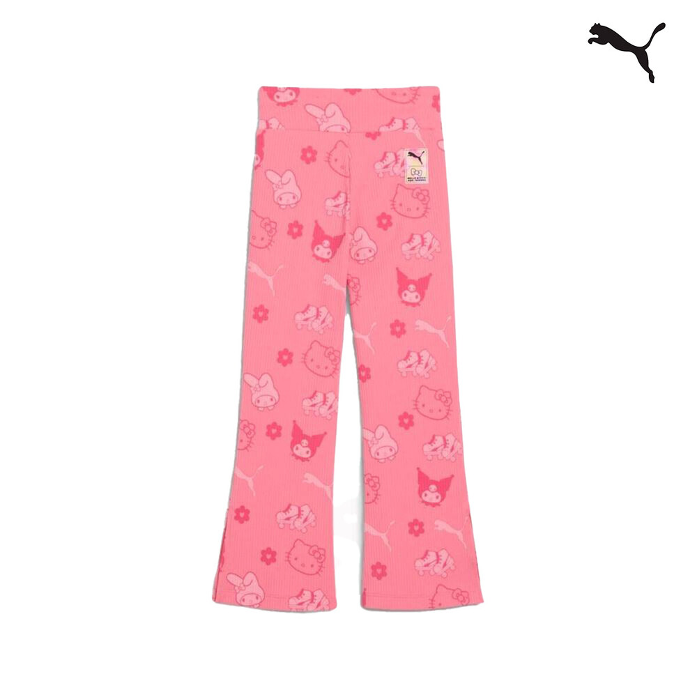 630068  PUMA X  HELLO  KITTY & FRIENDS AOP Ribbed Flared Leggings ΚΟΛΑΝ PUMA