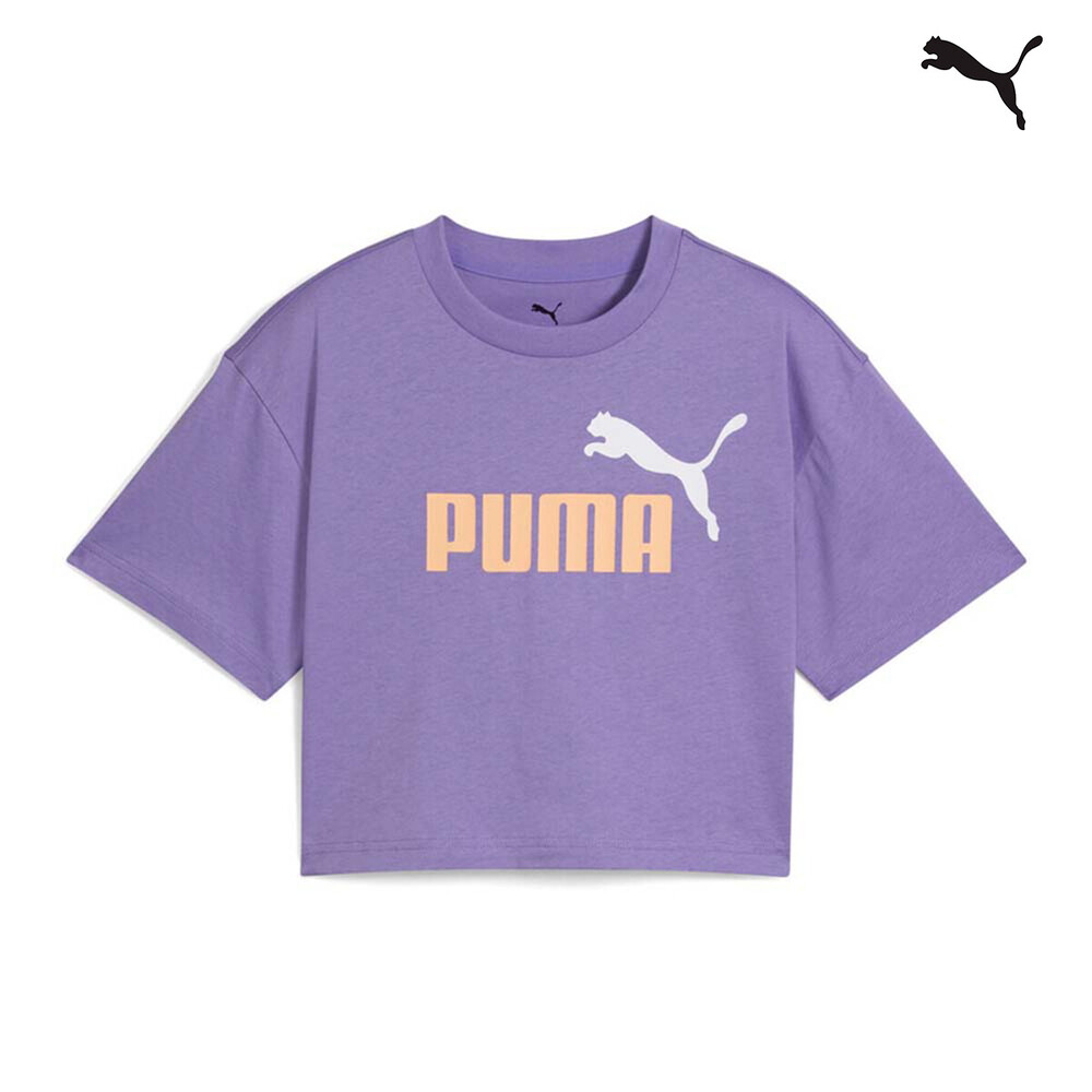 686071 ESS 2 COLOR No. 1 Logo  Short Length Tee G ΜΠΛΟΥΖΑΚΙ ΚΟΝΤΟΜΑΝΙΚΟ PUMA