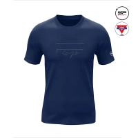   YMCA  Embossed T-Shirt Ενηλίκων