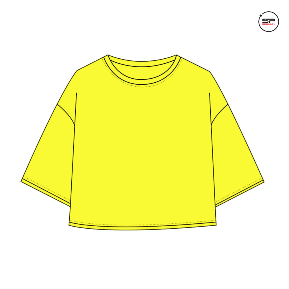SPOT TEAM WOMEN T-SHIRT Λεμονί