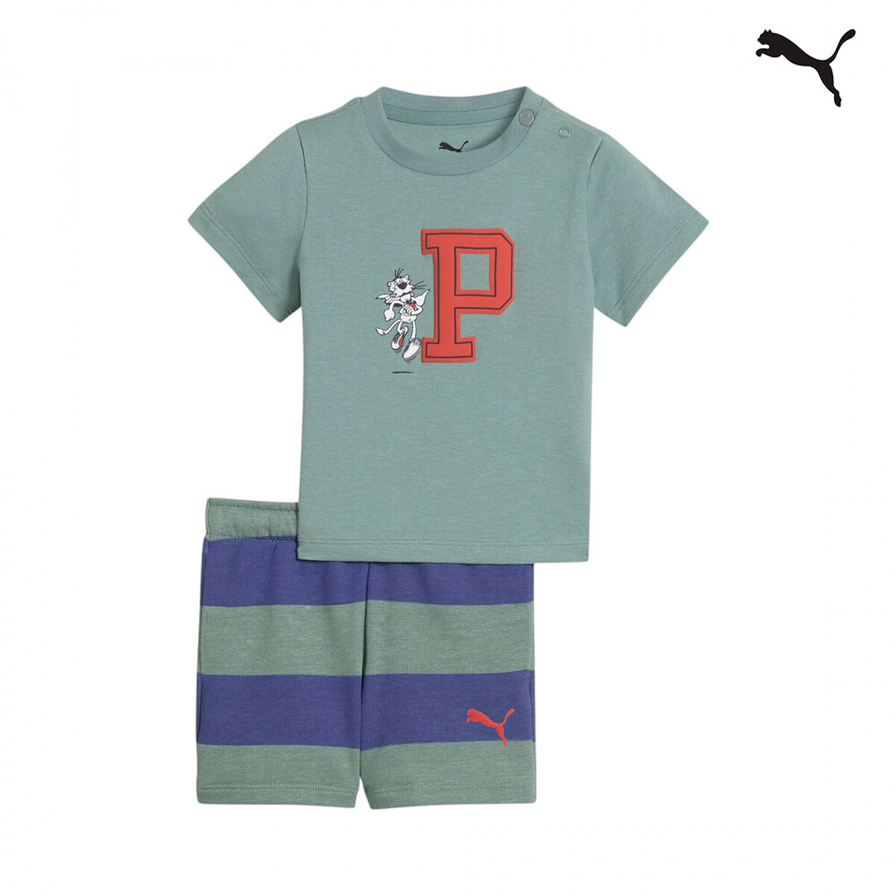 630986  MINICATS  SUPER PUMA Tee and Shorts Set INF ΦΟΡΜΑ PUMA