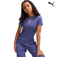 630745  Graphics  Ribbed  Tee IV G ΜΠΛΟΥΖΑΚΙ ΚΟΝΤΟΜΑΝΙΚΟ PUMA