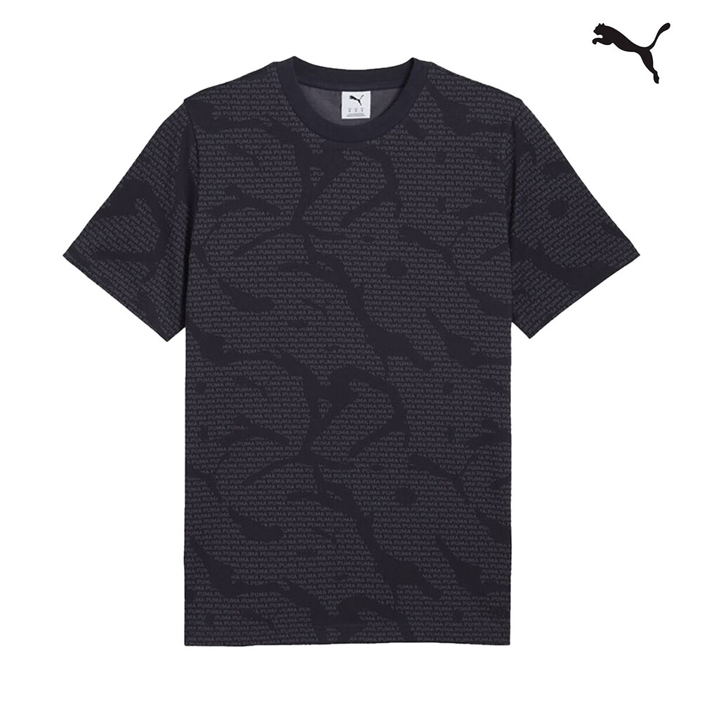 684668 ESS LOGO LAB AOP  Tee  ΜΠΛΟΥΖΑΚΙ ΚΟΝΤΟΜΑΝΙΚΟ PUMA
