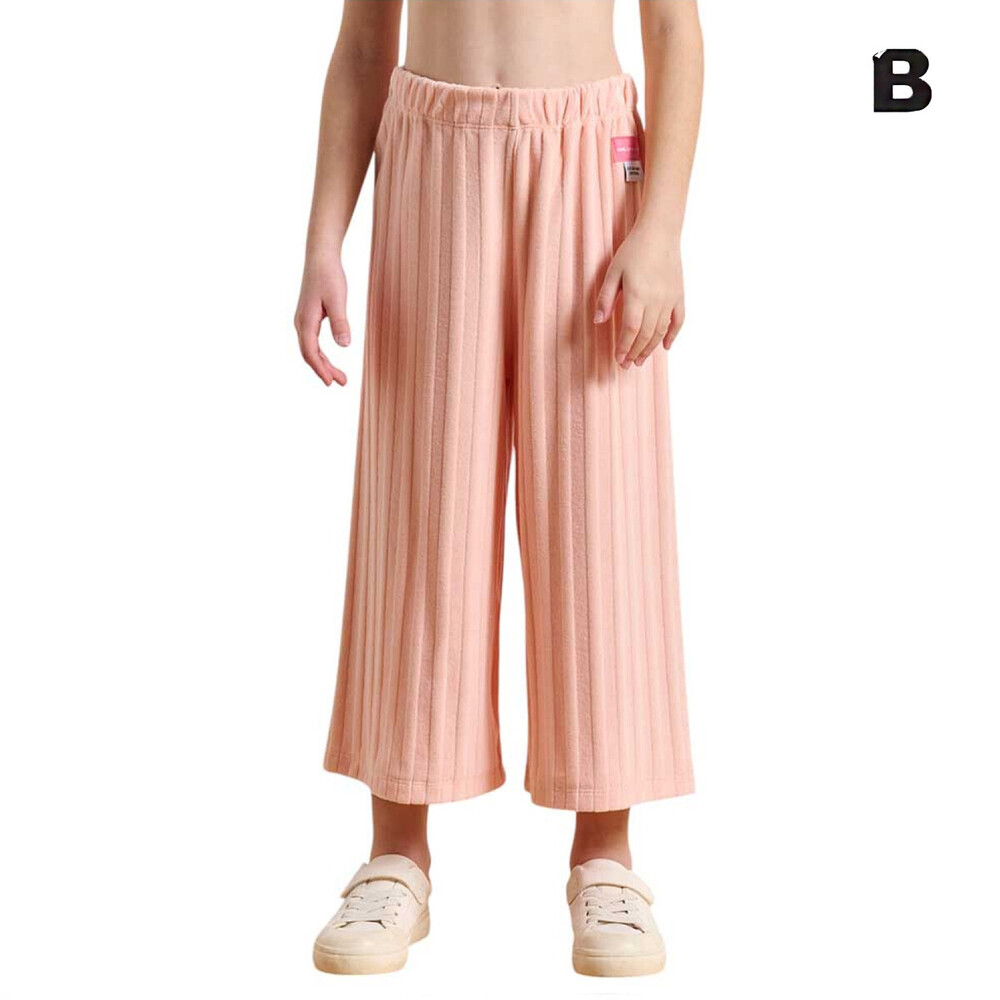 TERRY STRIPES MiniMe  WIDE  LEG CAPRI LONG