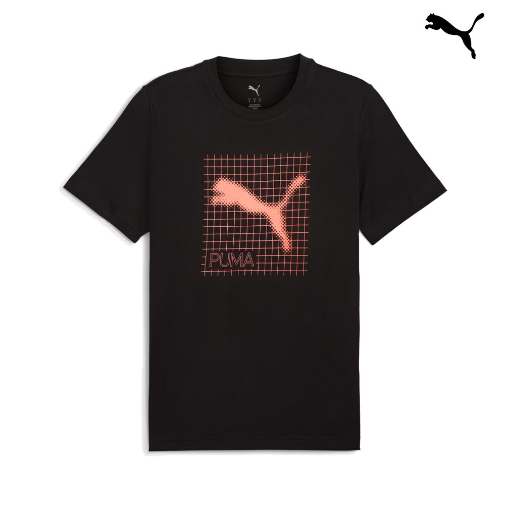 684607 PUMATECH   Graphic Tee ΜΠΛΟΥΖΑΚΙ ΚΟΝΤΟΜΑΝΙΚΟ PUMA