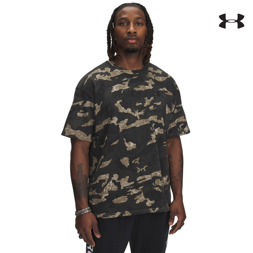 1389976  Pjt Rck Hwt AOP SS  ΜΠΛΟΥΖΑΚΙ ΚΟΝΤΟΜΑΝΙΚΟ UNDER ARMOUR