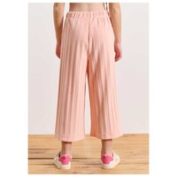 TERRY STRIPES MiniMe  WIDE  LEG CAPRI LONG