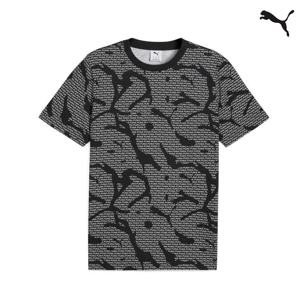 684668 ESS LOGO LAB AOP Tee ΜΠΛΟΥΖΑΚΙ ΚΟΝΤΟΜΑΝΙΚΟ PUMA