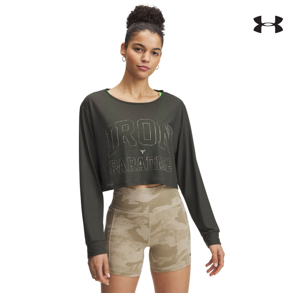 1389709 Pjt Rck IP LS ΜΠΛΟΥΖΑ ΜΑΚΡΥΜΑΝΙΚΗ UNDER ARMOUR