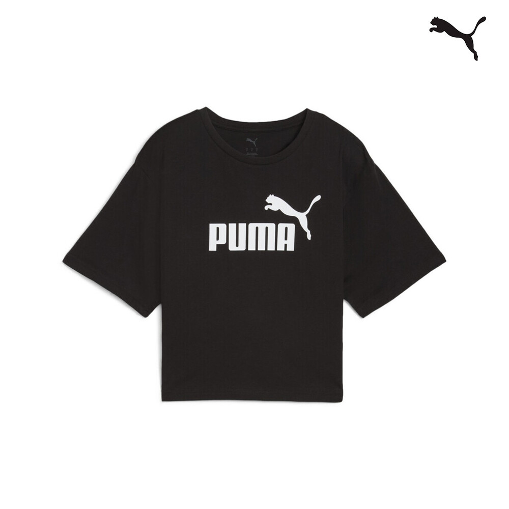 684972 ESS Cropped No.  1  Logo Relaxed Tee ΜΠΛΟΥΖΑΚΙ ΚΟΝΤΟΜΑΝΙΚΟ PUMA
