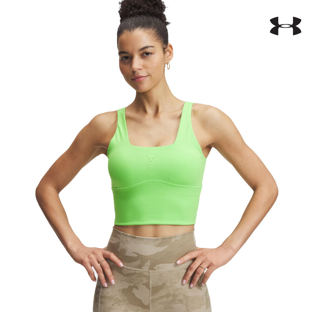 1389714 Pjt Rck Fitted Bra Tank T-SHIRT ΑΜΑΝΙΚΟ UNDER ARMOUR