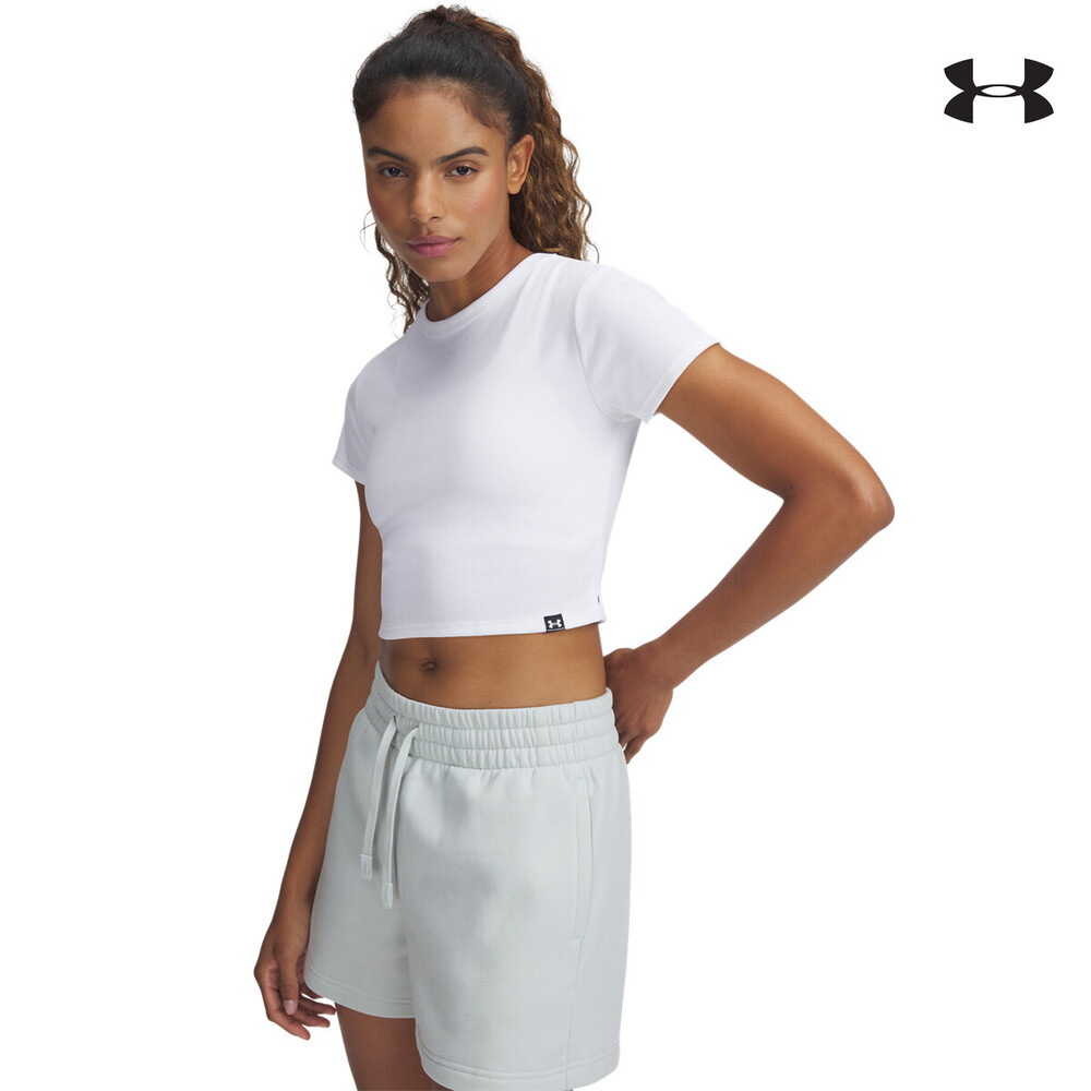 6000264 UA Rival Rib Baby Tee ΜΠΛΟΥΖΑΚΙ ΚΟΝΤΟΜΑΝΙΚΟ UNDER ARMOUR