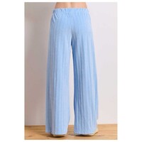 TERRY STRIPES   WIDE LEG