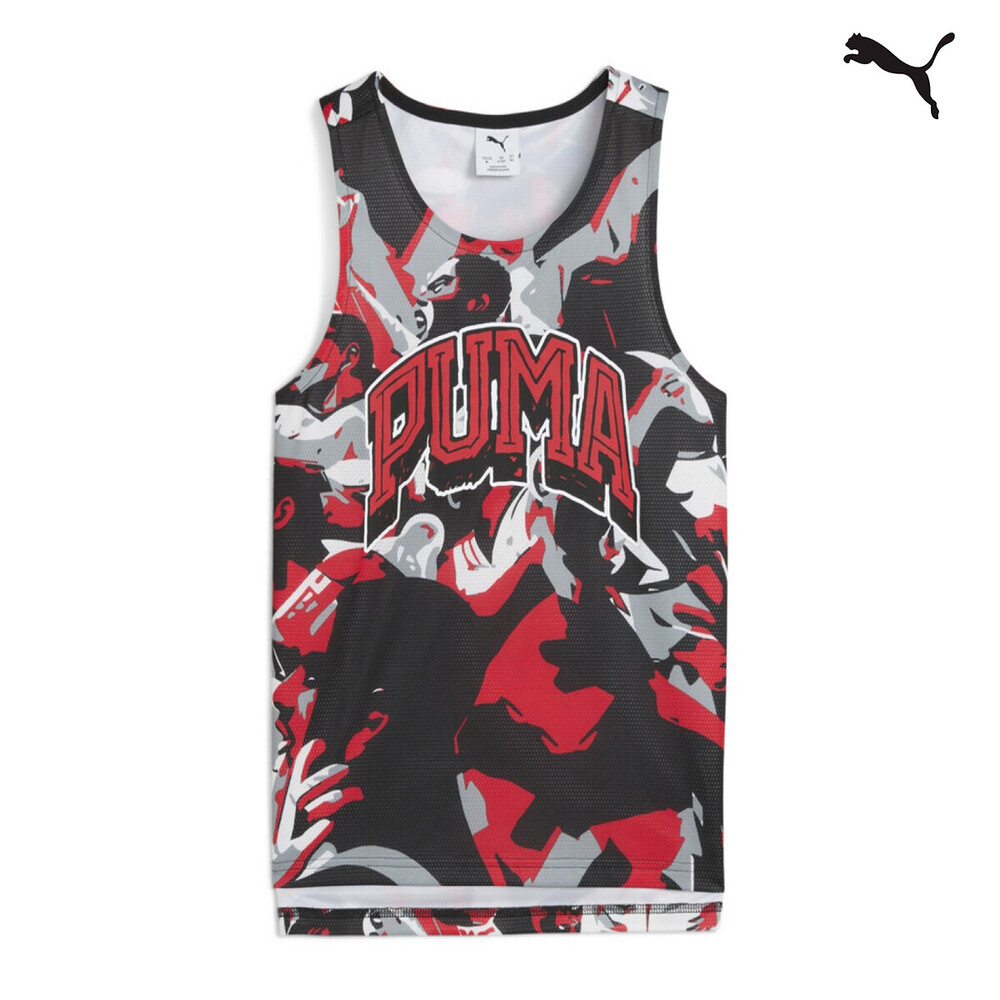 630820 Rival Rage AOP Mesh Tank B ΦΑΝΕΛΑΚΙ PUMA