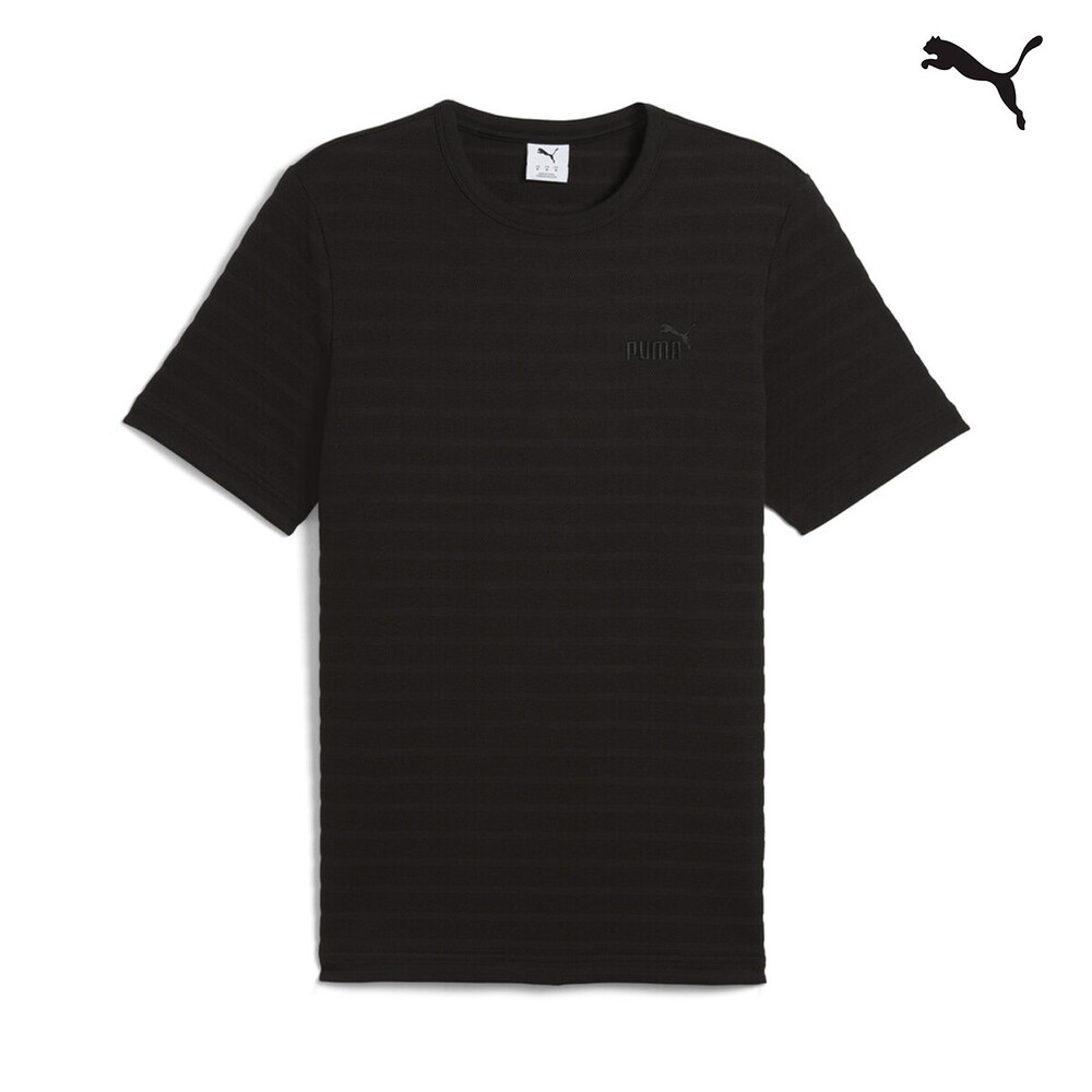 684722 ESS ELEVATED Structured Tee ΜΠΛΟΥΖΑΚΙ ΚΟΝΤΟΜΑΝΙΚΟ PUMA